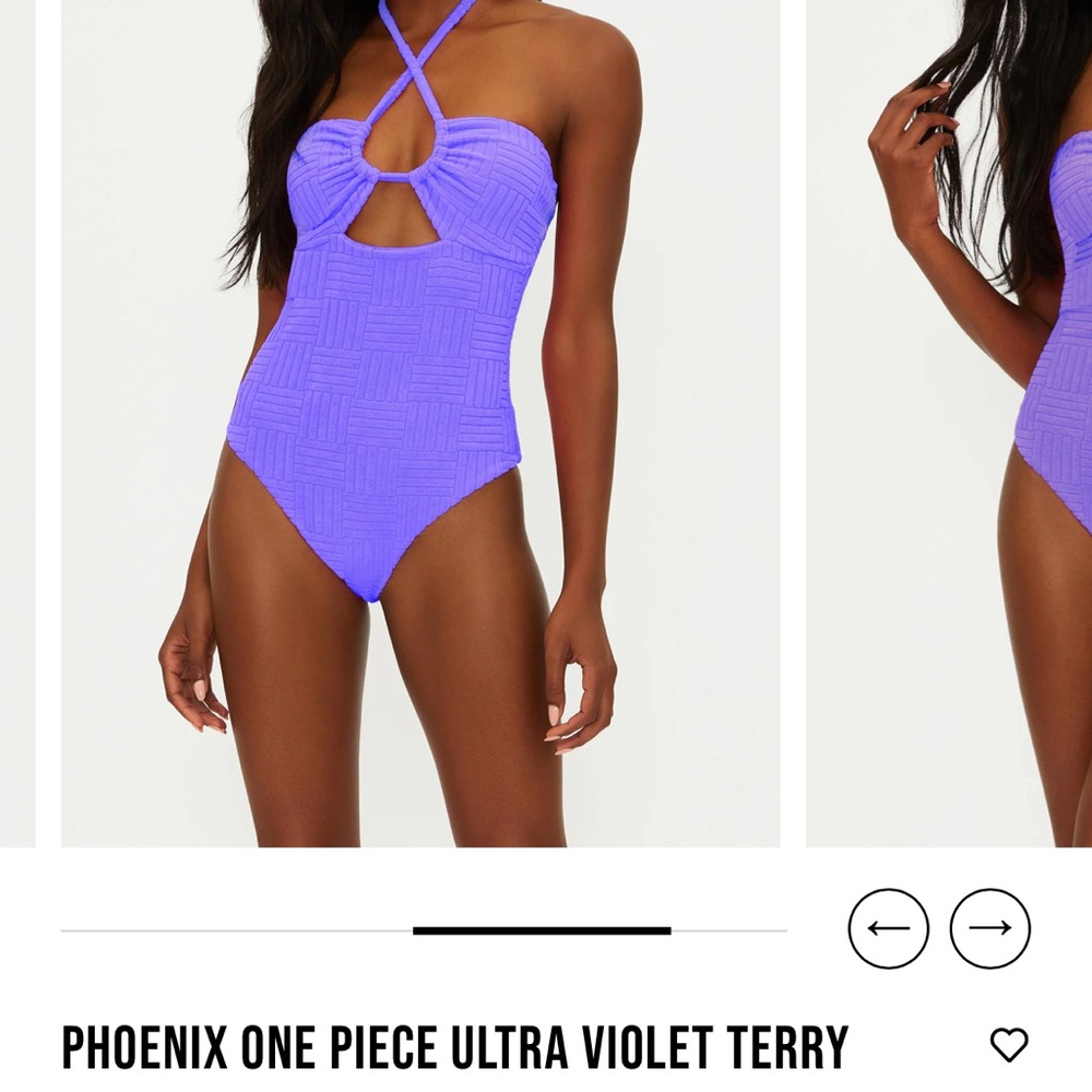 Beach Riot Ultra Violet Phoenix One-Piece Swimsuit
